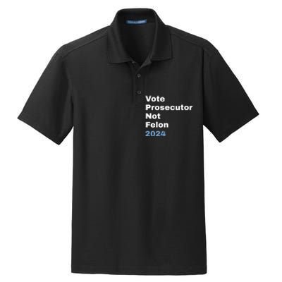 Vote Prosecutor Not Felon Dry Zone Grid Polo