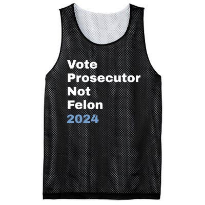 Vote Prosecutor Not Felon Mesh Reversible Basketball Jersey Tank