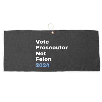 Vote Prosecutor Not Felon Large Microfiber Waffle Golf Towel