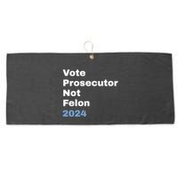 Vote Prosecutor Not Felon Large Microfiber Waffle Golf Towel