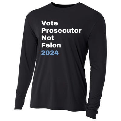 Vote Prosecutor Not Felon Cooling Performance Long Sleeve Crew