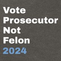 Vote Prosecutor Not Felon Cotton Canvas Backpack