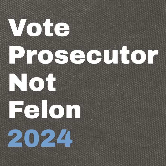 Vote Prosecutor Not Felon Cotton Canvas Backpack