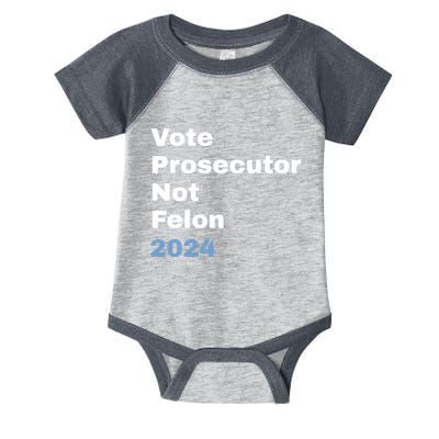 Vote Prosecutor Not Felon Infant Baby Jersey Bodysuit