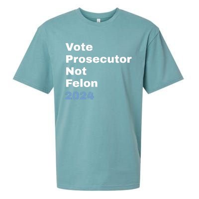 Vote Prosecutor Not Felon Sueded Cloud Jersey T-Shirt