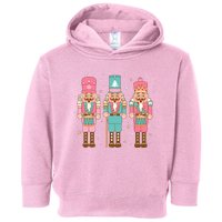 Vintage Pink Nutcracker Squad Women Girl Kids Pink Christmas Toddler Hoodie