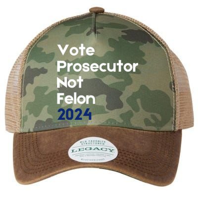 Vote Prosecutor Not Felon Legacy Tie Dye Trucker Hat