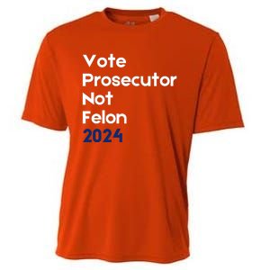 Vote Prosecutor Not Felon Cooling Performance Crew T-Shirt