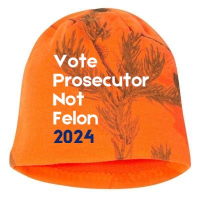 Vote Prosecutor Not Felon Kati - Camo Knit Beanie