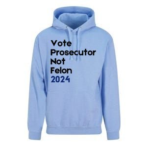 Vote Prosecutor Not Felon Unisex Surf Hoodie