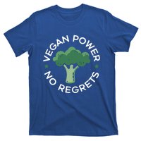 Vegan Power No Regrets Herbivore Vegetarian Veggies Veganism Cute Gift T-Shirt