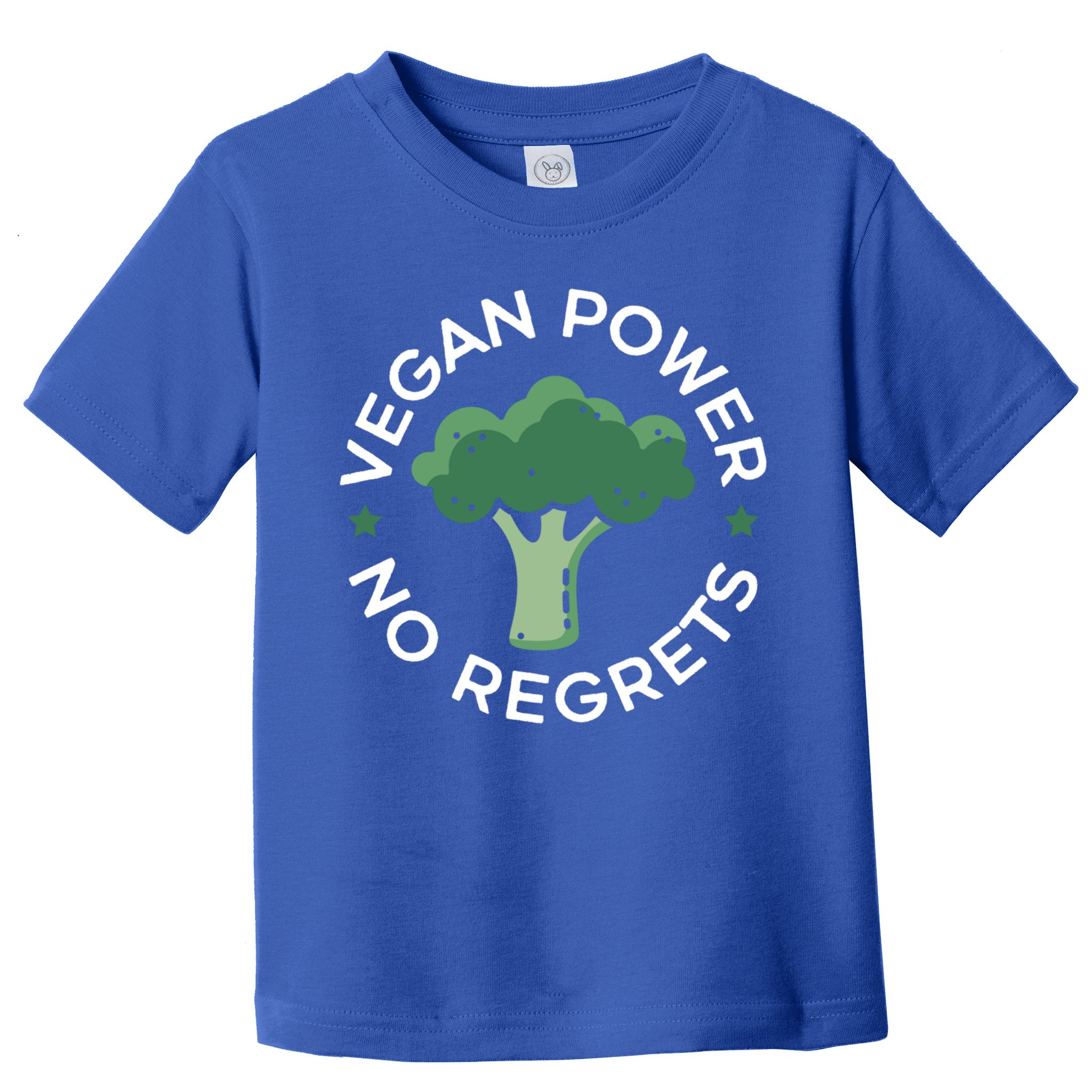 Vegan Power No Regrets Herbivore Vegetarian Veggies Veganism Cute Gift Toddler T-Shirt