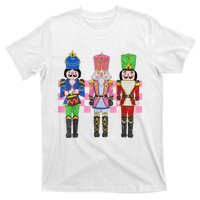 Vintage Pink Nutcracker Squad Ballet Women Pink Christmas T-Shirt