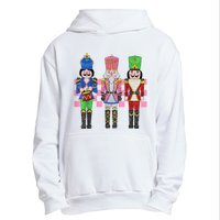 Vintage Pink Nutcracker Squad Ballet Women Pink Christmas Urban Pullover Hoodie