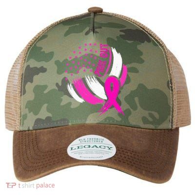 Volleyball P.I.N.K. Out Breast Cancer Awareness Ribbon Legacy Tie Dye Trucker Hat