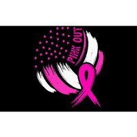 Volleyball P.I.N.K. Out Breast Cancer Awareness Ribbon Bumper Sticker