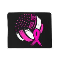 Volleyball P.I.N.K. Out Breast Cancer Awareness Ribbon Mousepad