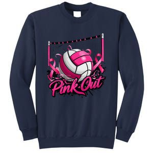 Volleyball P.Ink Out Breast Cancer Awareness Gift Sweatshirt