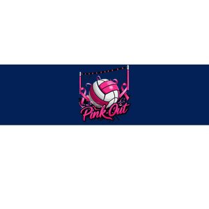 Volleyball P.Ink Out Breast Cancer Awareness Gift Bumper Sticker