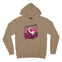 Volleyball P.Ink Out Breast Cancer Awareness Gift Hoodie