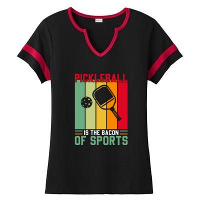 Vinatge Pickleball Of Sport Paddles Player Gift Ladies Halftime Notch Neck Tee