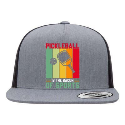 Vinatge Pickleball Of Sport Paddles Player Gift Flat Bill Trucker Hat