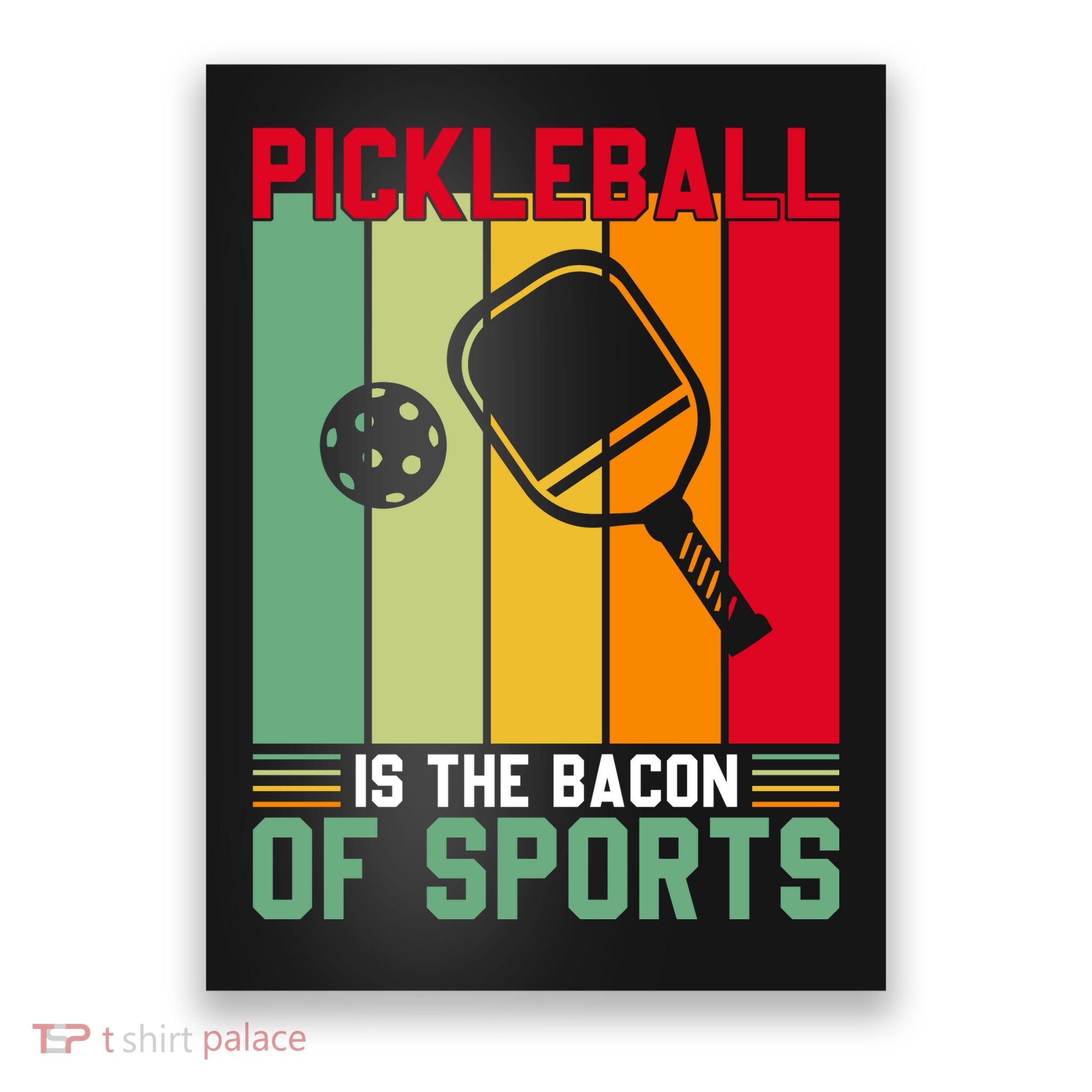 Vinatge Pickleball Of Sport Paddles Player Gift Poster