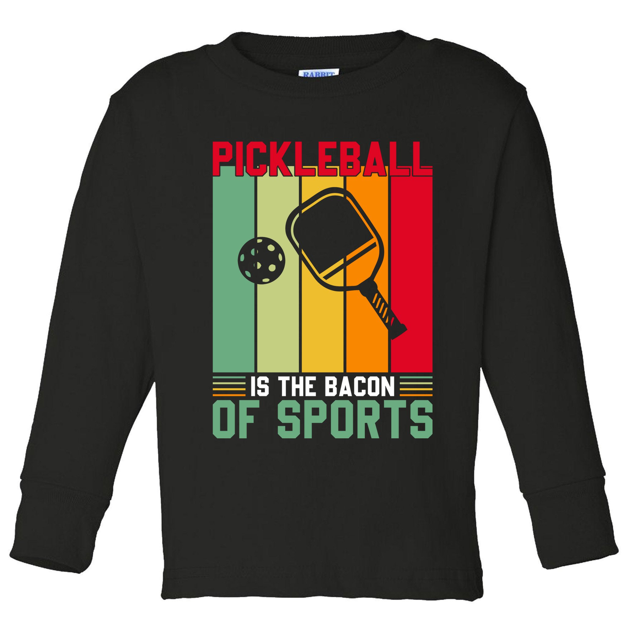Vinatge Pickleball Of Sport Paddles Player Gift Toddler Long Sleeve Shirt