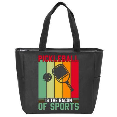 Vinatge Pickleball Of Sport Paddles Player Gift Zip Tote Bag