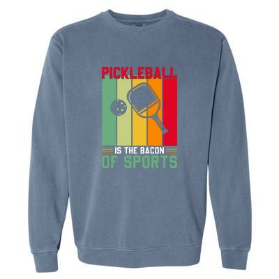 Vinatge Pickleball Of Sport Paddles Player Gift Garment-Dyed Sweatshirt