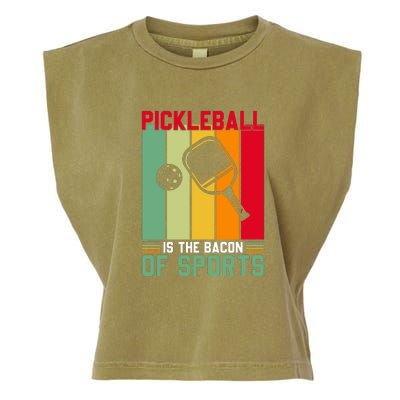 Vinatge Pickleball Of Sport Paddles Player Gift Garment-Dyed Women's Muscle Tee