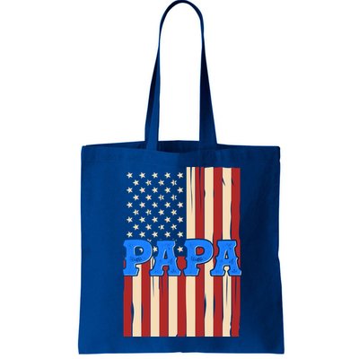 Vintage Papa Patriotic Usa Flag Bag