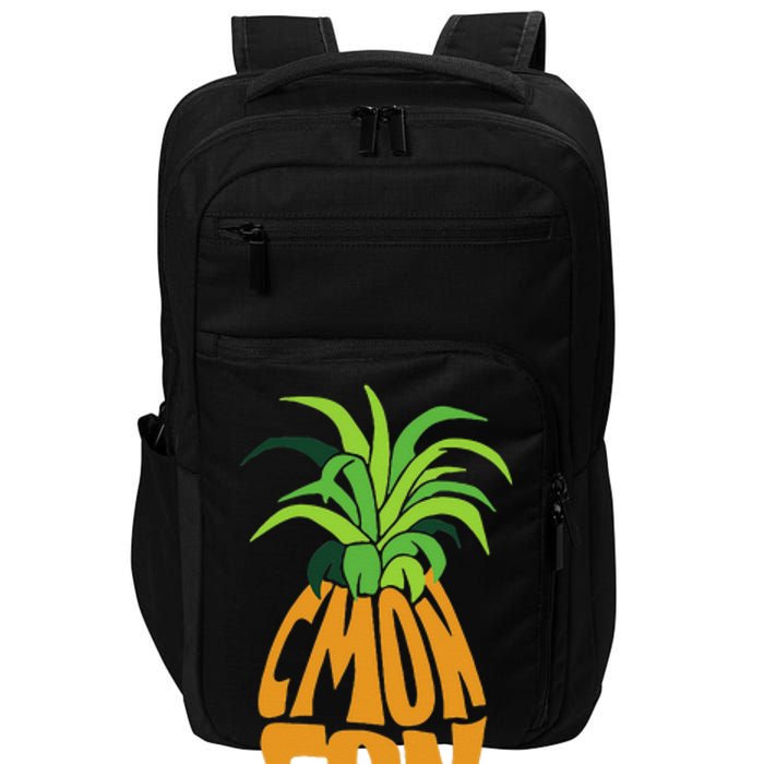 Vintage PSYCH Pineapple Of Gus Cmon Son! Crazy Lover Gift Impact Tech Backpack