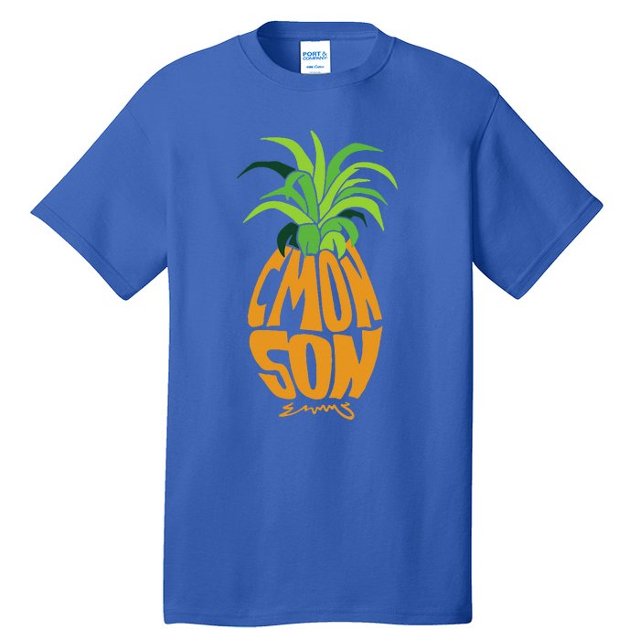 Vintage PSYCH Pineapple of Gus C'mon Son! Crazy Lover Gift  Tall T-Shirt