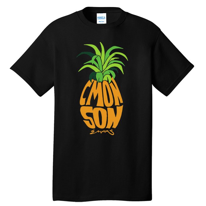 Vintage PSYCH Pineapple Of Gus Cmon Son! Crazy Lover Gift Tall T-Shirt