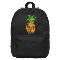 Vintage PSYCH Pineapple Of Gus Cmon Son! Crazy Lover Gift 16 in Basic Backpack