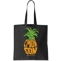 Vintage PSYCH Pineapple Of Gus Cmon Son! Crazy Lover Gift Tote Bag