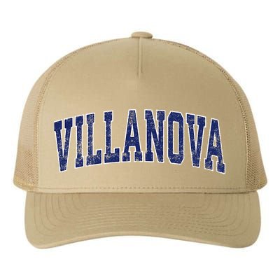Villanova Pennsylvania Pa Vintage Athletic Sports Yupoong Adult 5-Panel Trucker Hat