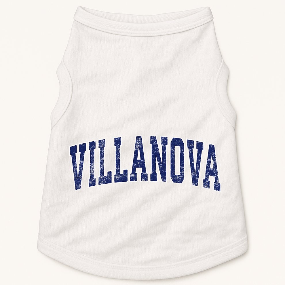 Villanova Pennsylvania Pa Vintage Athletic Sports Doggie Tank