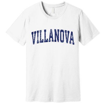 Villanova Pennsylvania Pa Vintage Athletic Sports Premium T-Shirt