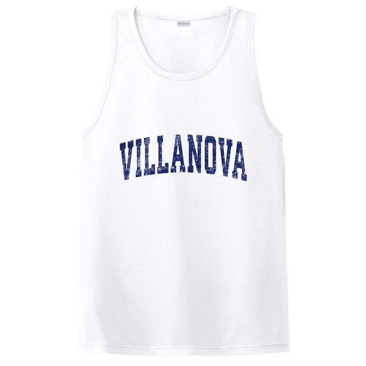 Villanova Pennsylvania Pa Vintage Athletic Sports PosiCharge Competitor Tank