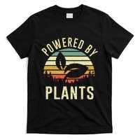 Vintage Powered Plants Vegetarian By Vegan Diet T-Shirt