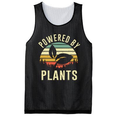 Vintage Powered Plants Vegetarian By Vegan Diet Mesh Reversible Basketball Jersey Tank