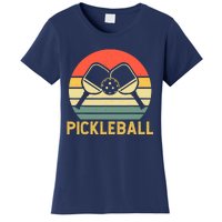 Vintage Pickleball Player Women's T-Shirt