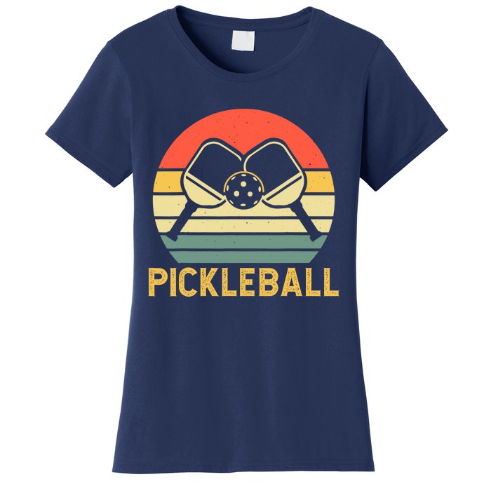 Vintage Pickleball Player Women's T-Shirt