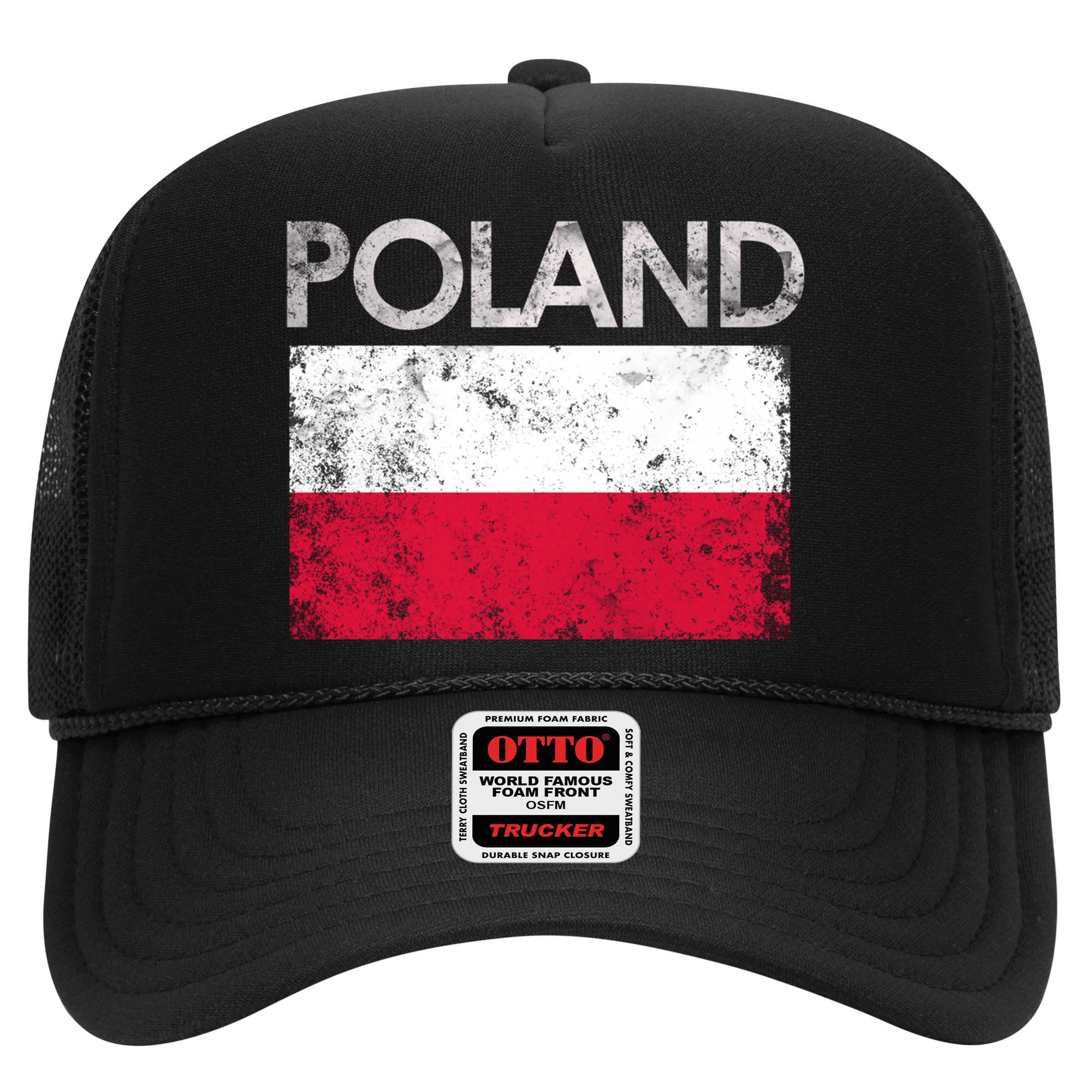 Vintage Poland Polish Flag Pride Gift Hat