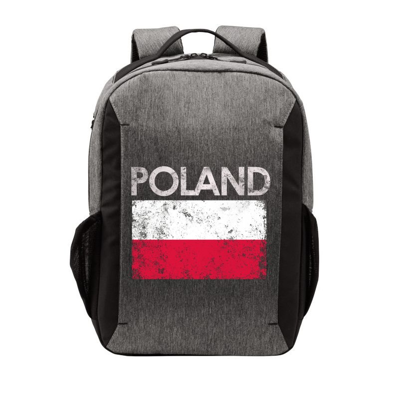 Vintage Poland Polish Flag Pride Gift Vector Backpack