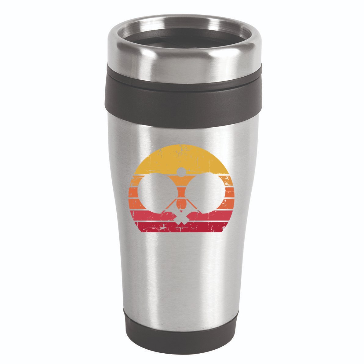 Vintage Ping Pong Player Gift Retro Table Tennis Cute Gift 16oz Travel Tumbler