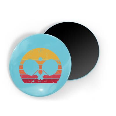 Vintage Ping Pong Player Gift Retro Table Tennis Cute Gift Magnet
