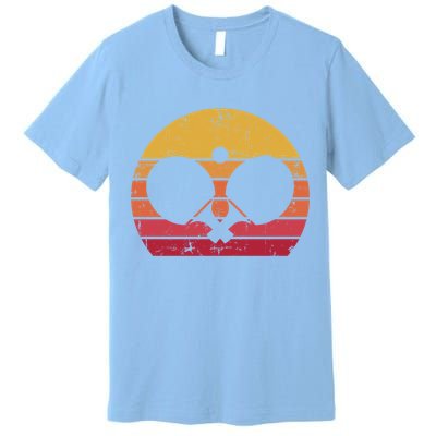 Vintage Ping Pong Player Gift Retro Table Tennis Cute Gift Premium T-Shirt